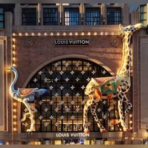 LOUIS VUITTON ASYMMETRICAL SKIRT WOMENS SZ 38 EXCELLENT CONDITION 100%AUTHENTIC